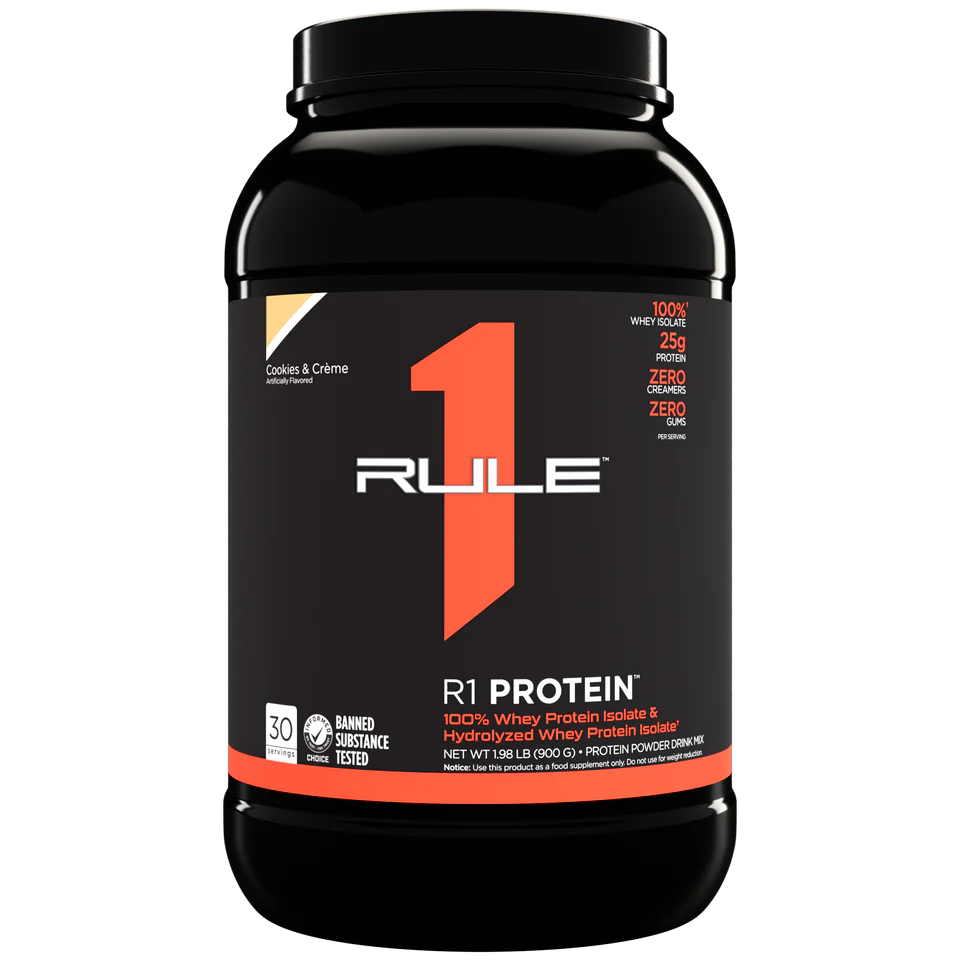 R1 Protein and R1 Whey Blend Premium Protein Powder Multi-Serve Formula
