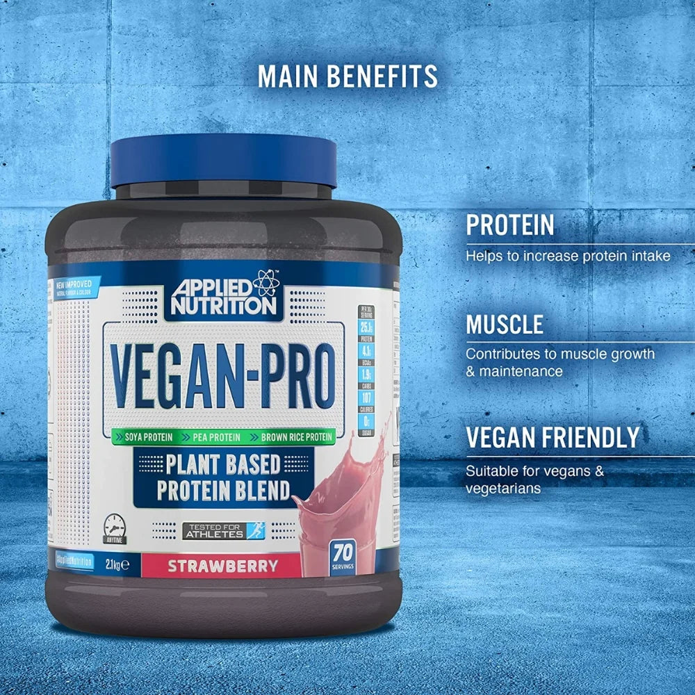 VEGAN-PRO Plant-Based Protein Powder Nutritional Supplement