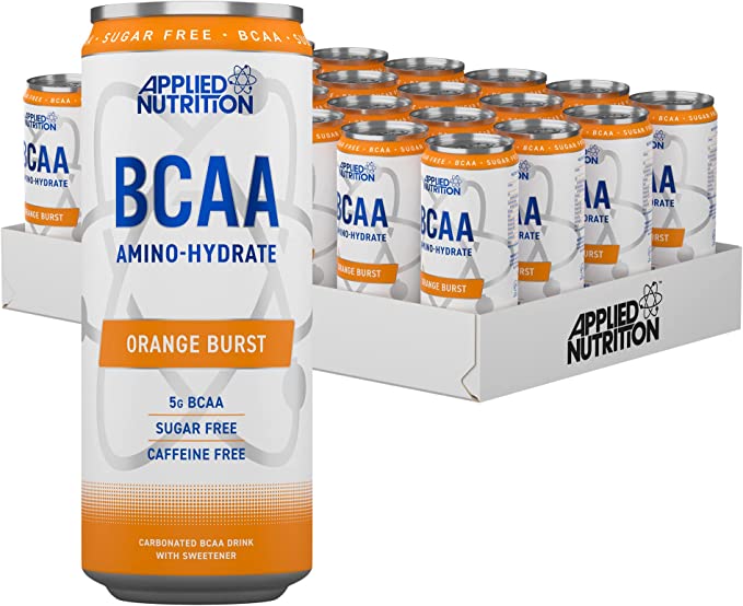 BCAA Energy Drink Can with Refreshing Fruit Flavors