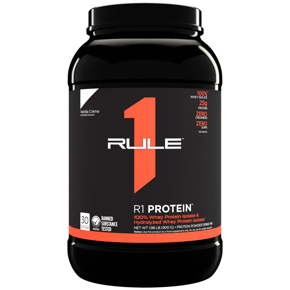 R1 Protein and R1 Whey Blend Premium Protein Powder Multi-Serve Formula