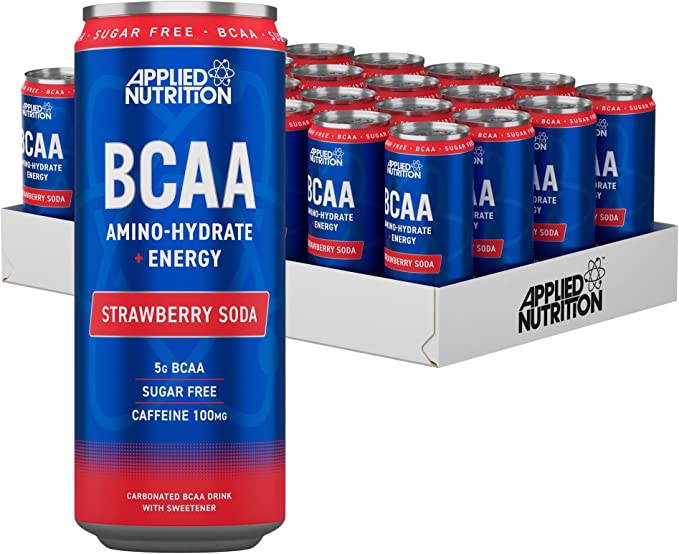 BCAA + Caffeine Energy Drink Can with Refreshing Flavors