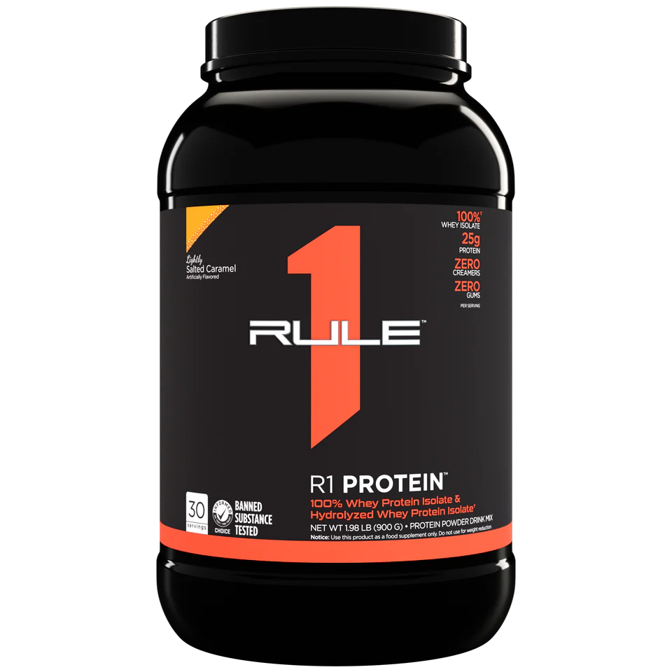 R1 Protein and R1 Whey Blend Premium Protein Powder Multi-Serve Formula