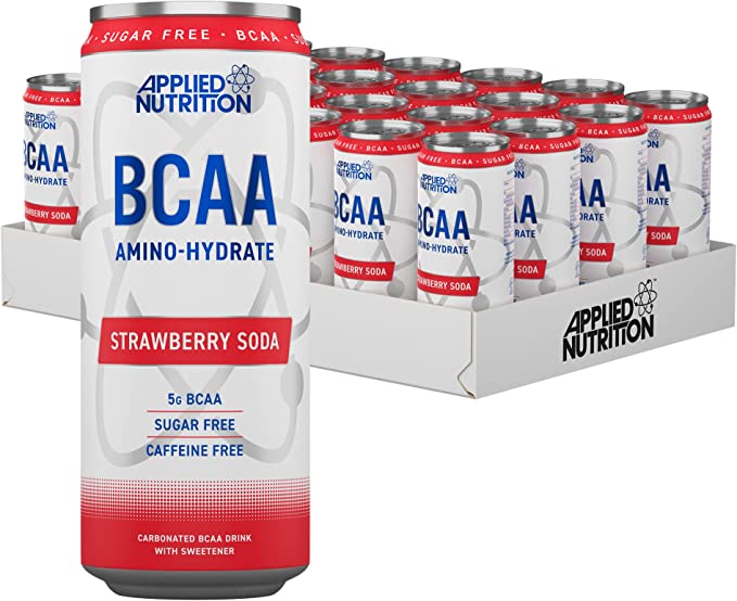 BCAA Energy Drink Can with Refreshing Fruit Flavors