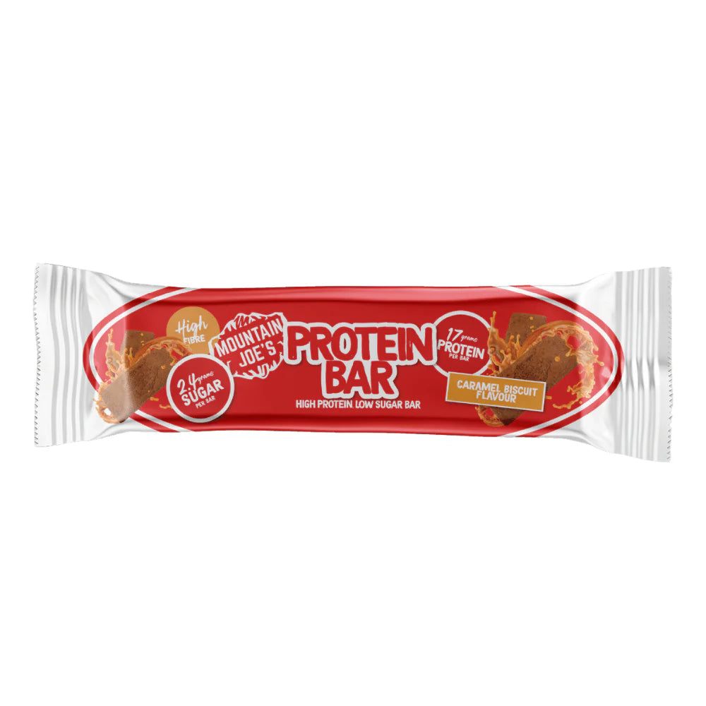 MOUNTAIN JOE'S PROTEIN BAR HIGH PROTEIN ENERGY SNACK NUTRITIOUS BAKED BAR