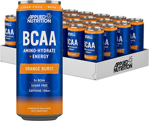 BCAA + Caffeine Energy Drink Can with Refreshing Flavors