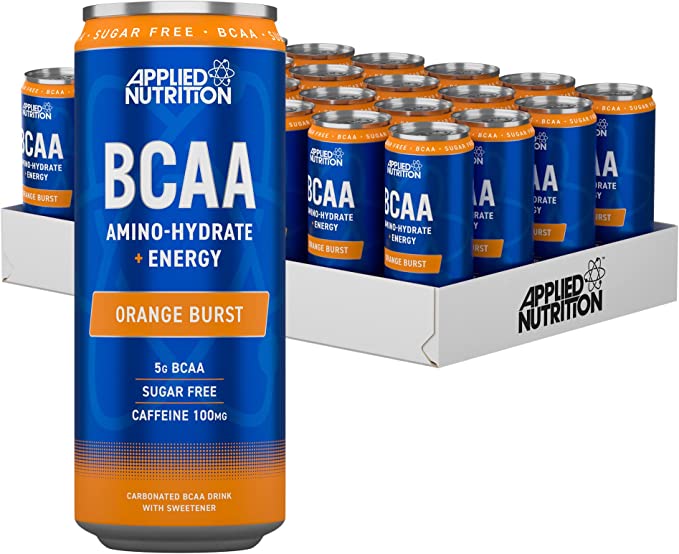 BCAA + Caffeine Energy Drink Can with Refreshing Flavors