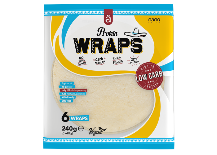Nanosupps Protein Wraps 240g
