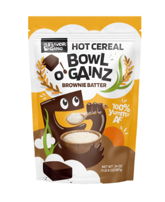 Bowl O'Gainz High-Protein Dessert Bowl Brownie Batter