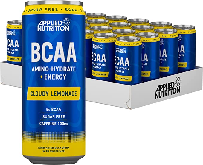 BCAA + Caffeine Energy Drink Can with Refreshing Flavors