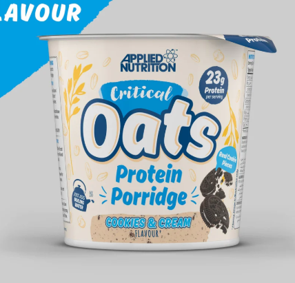 CRITICAL OATS PROTEIN PORRIDGE COOKIES & CREAM 60G أعلاف الشوفان بالبروتين الحرج بنكهة الكوكيز والكريم 60 جرام