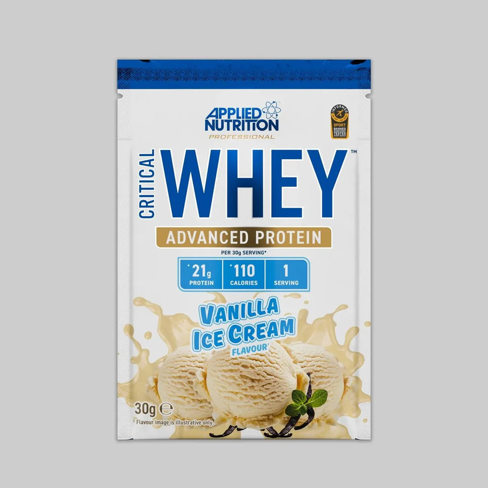 Sample Critical Whey Sachets 30g Vanilla Ice Cream