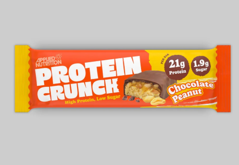 PROTEIN CRUNCH PROTEIN SNACK BARS - CRUNCHY HIGH PROTEIN ENERGY BARS FOR ACTIVE LIFESTYLE