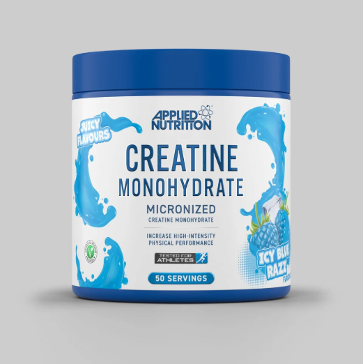 كرياتين مونوهيدرات 250 مجم - ICY BLUE RAZZ كرياتين مونوهيدرات 250 ملجم - نكهة التوت الأزرق المثلج