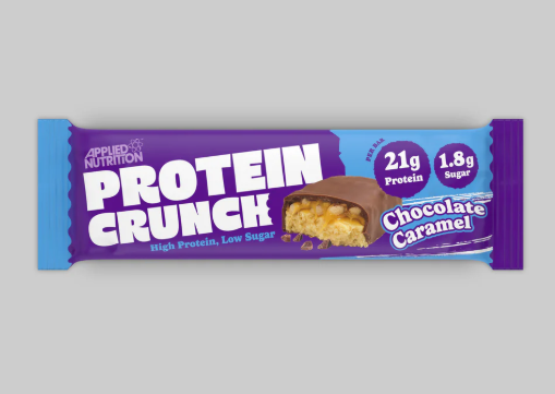 PROTEIN CRUNCH PROTEIN SNACK BARS - CRUNCHY HIGH PROTEIN ENERGY BARS FOR ACTIVE LIFESTYLE