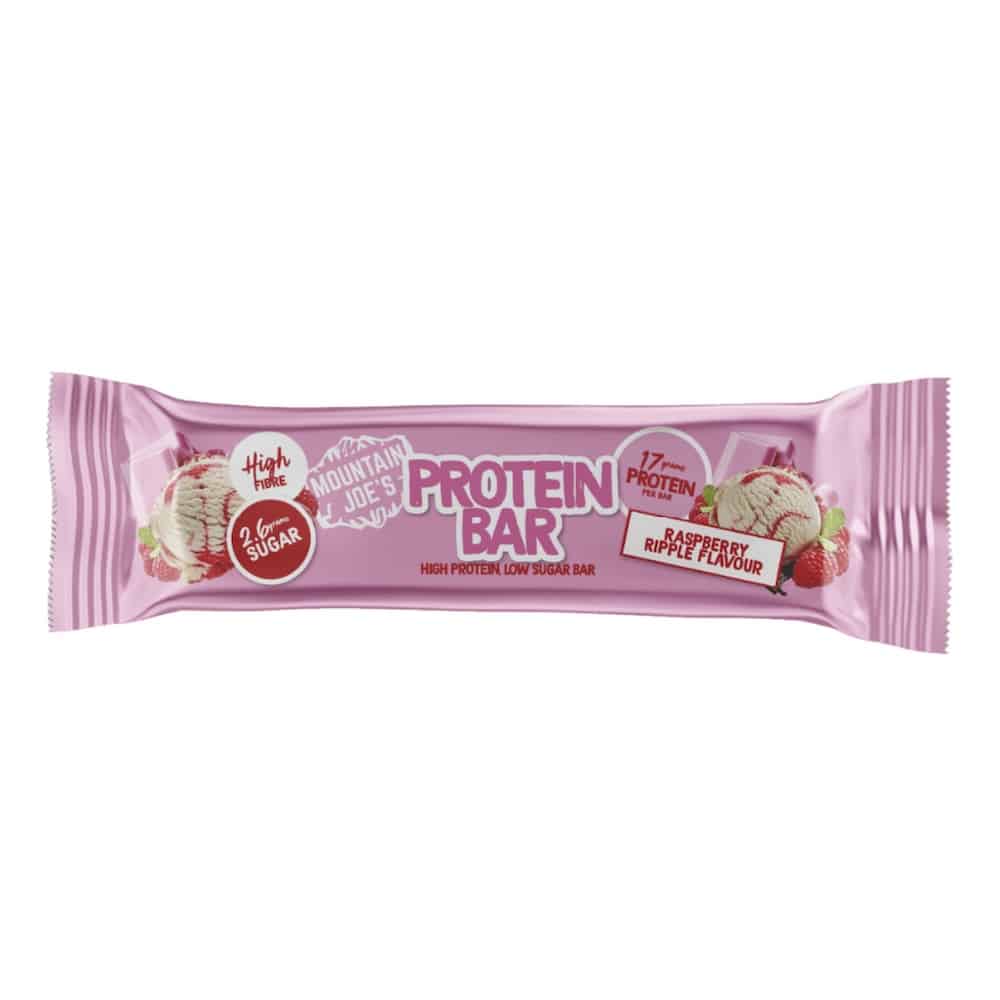 MOUNTAIN JOE'S PROTEIN BAR HIGH PROTEIN ENERGY SNACK NUTRITIOUS BAKED BAR