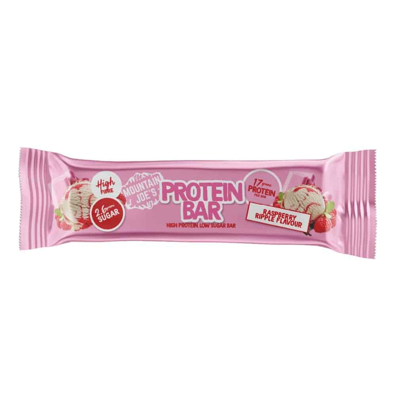 MOUNTAIN JOE'S PROTEIN BAR HIGH PROTEIN ENERGY SNACK NUTRITIOUS BAKED BAR