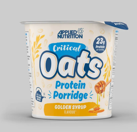 CRITICAL OATS PROTEIN PORRIDGE GOLDEN SYRUP 60G دقيق الشوفان البروتين الحرج بطعم شراب الذهب 60 جرام